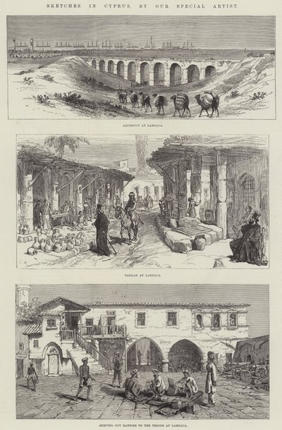 Bocetos en Chipre de Sir John Charles Robinson